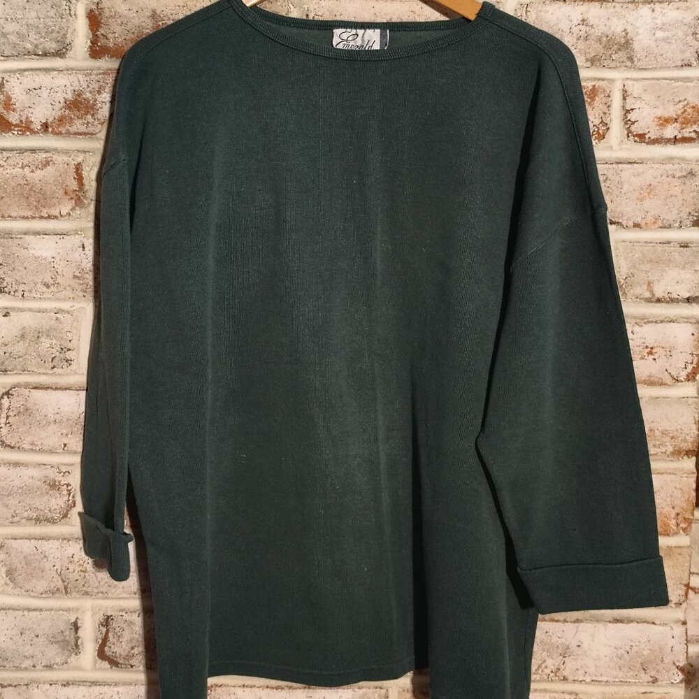 Vintage Emerald Club Womens Crewneck Sweater - XL?